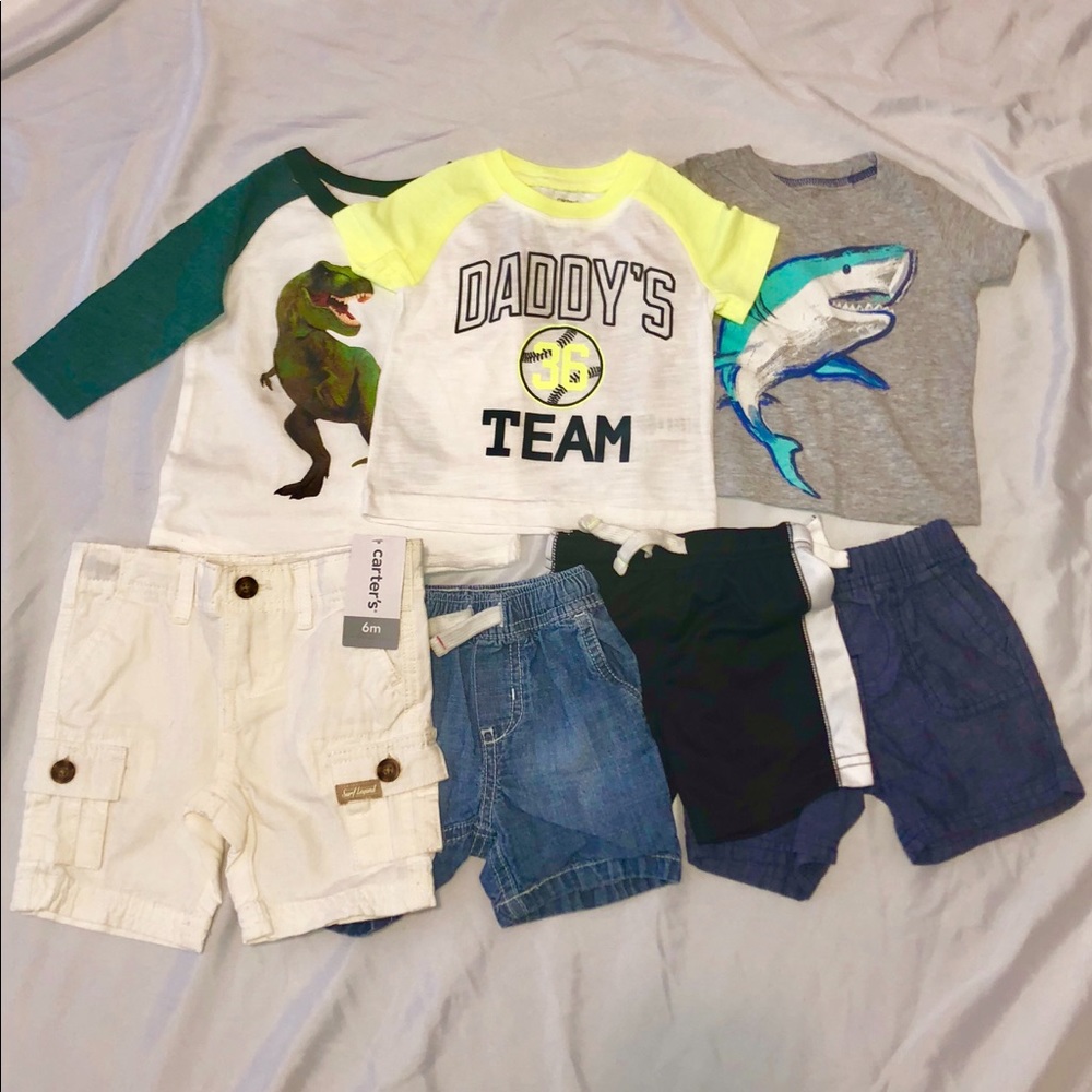 Carter’s Baby’s Shirt/Short Outfits Bundle